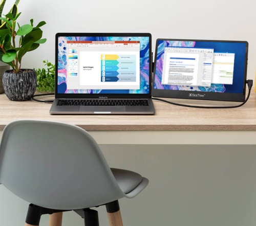 dual monitor by sidetrack for laptops 