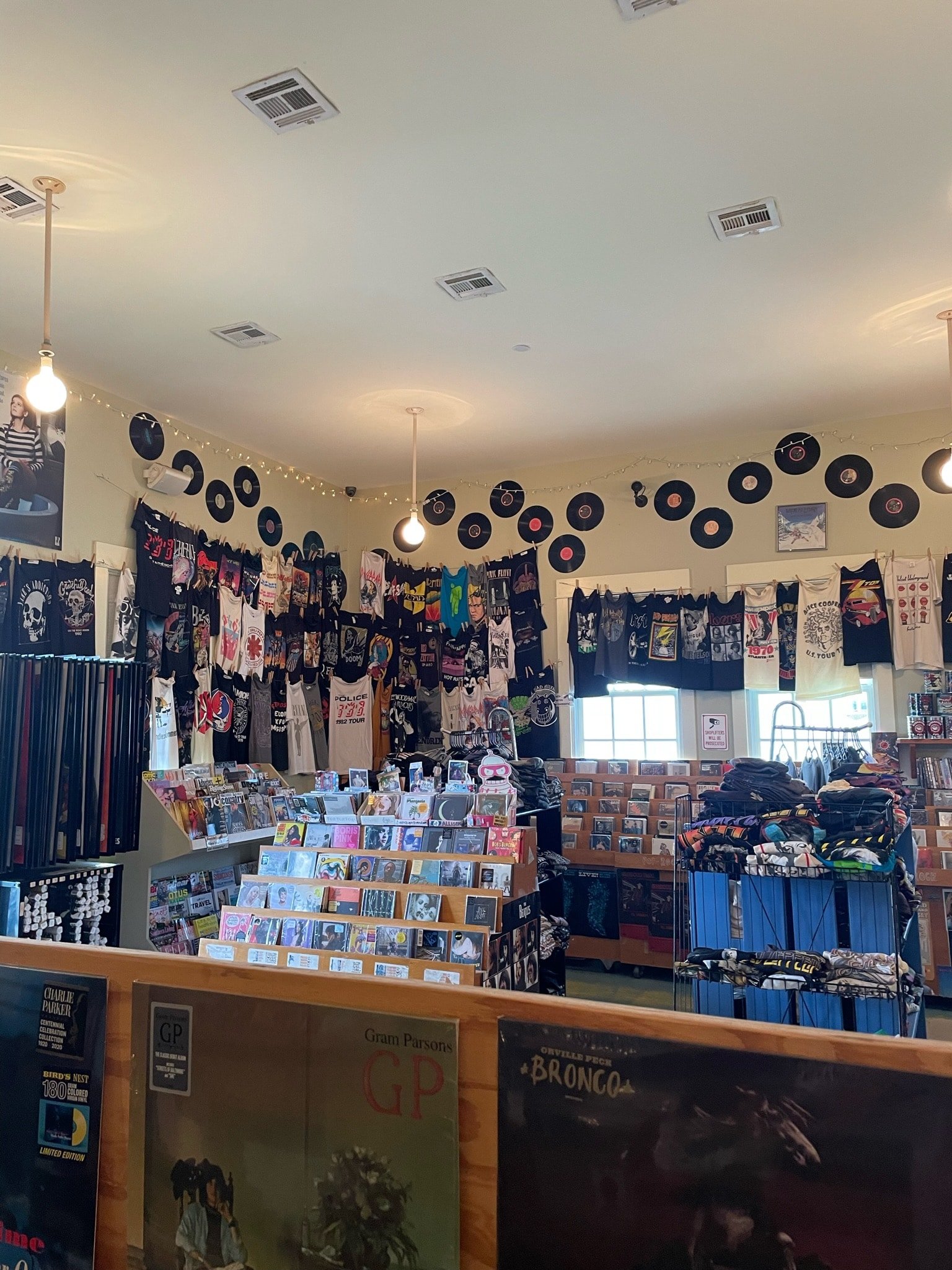 record store in downtown seaside Florida