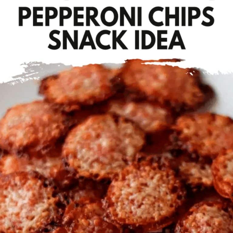 Keto Pepperoni Chips Easy Snack Idea {Low Carb}