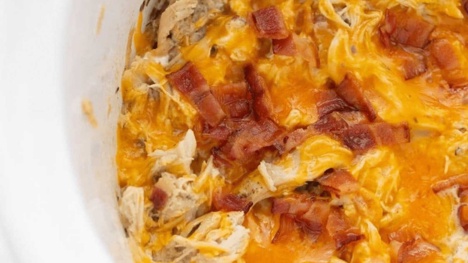Close up of Cheesy Chicken and Bacon