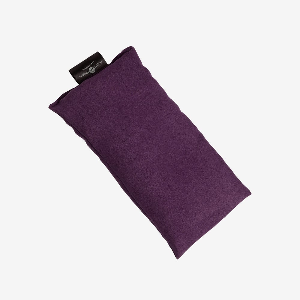 hugger mugger eye pillow in purple