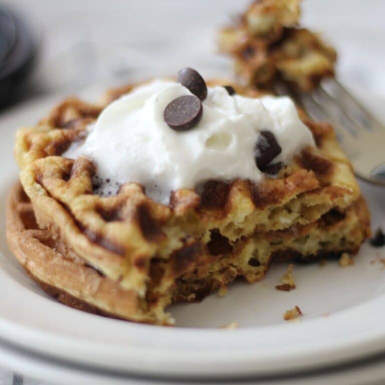 Easy Low Carb Chocolate Chip Chaffle Recipe