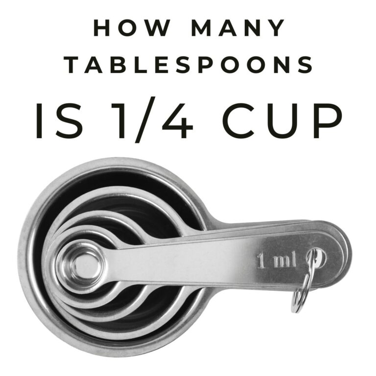 How Many Tablespoons is 1/4 Cup: Understanding Conversions