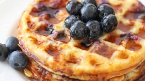 Blueberry Chaffle - The Best Keto Recipes