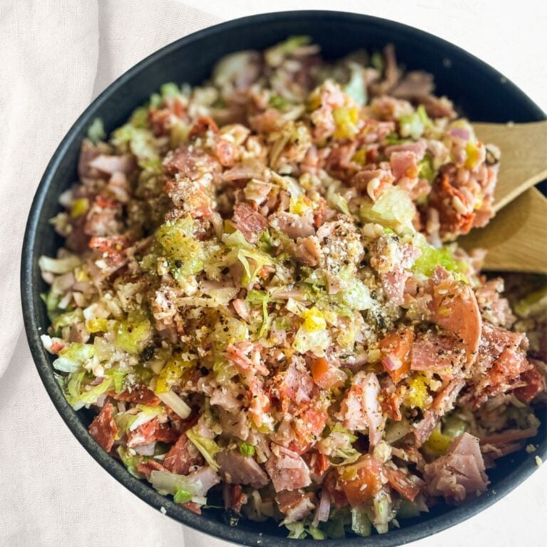 Chopped Italian Grinder Salad Recipe {TIKTOK Viral}