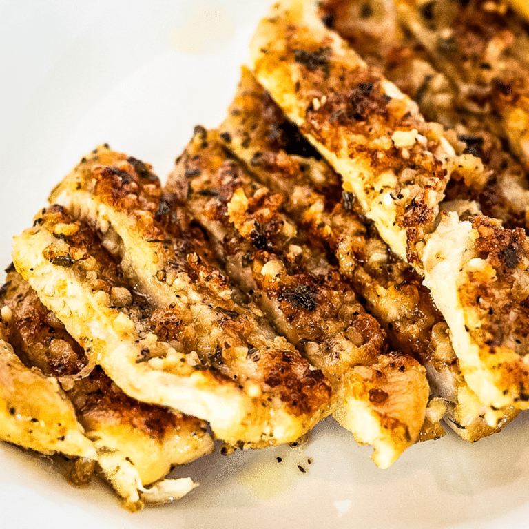 Easy Low Carb Garlic Parmesan Chicken Cutlets in the Oven (Ready in 30 Minutes!)