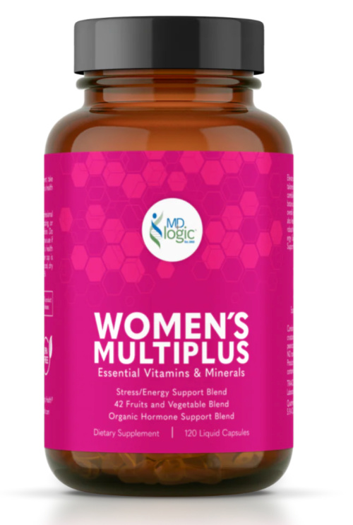 MD LOGIC WOMEN'S MULTIPLUS STOCK IMAGE WHITE BACKGROUND