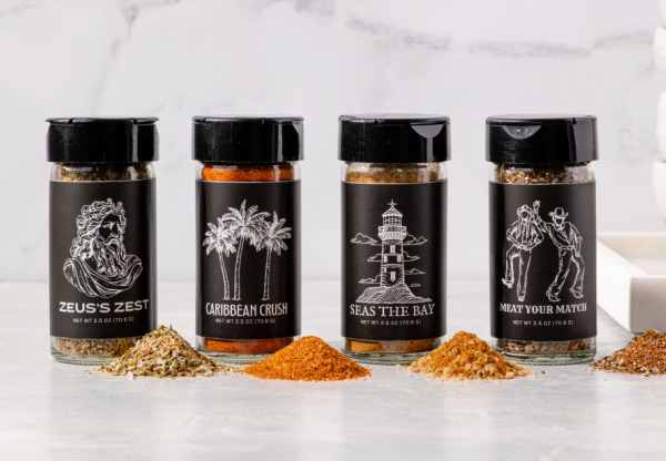 4 containers of spice 